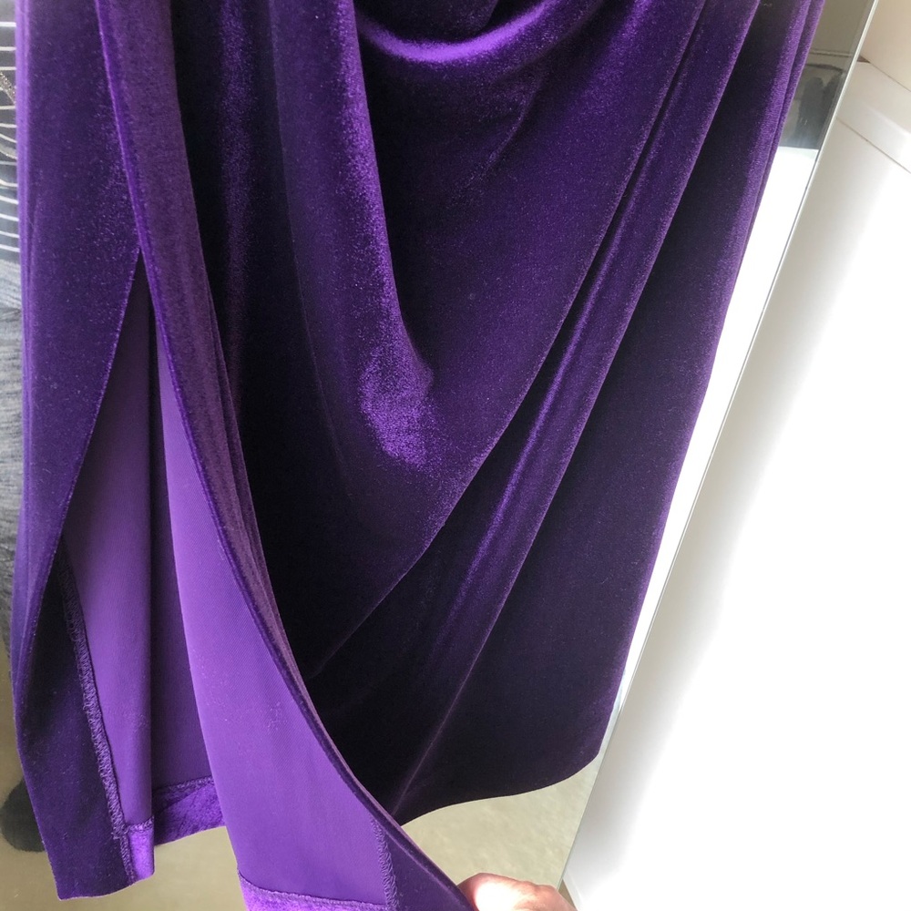 😍 Zara Purple Velvet Skirt - Picture 8 of 10